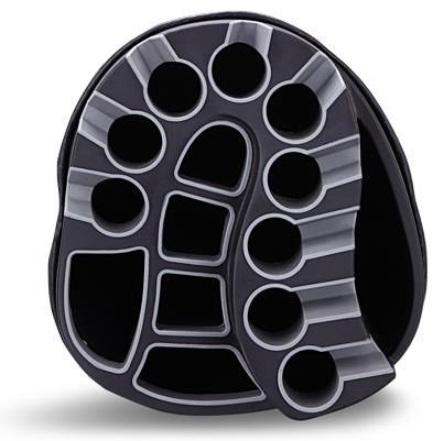 Big Max Dri Lite Silencio 2 Organizer cart bag, steel blue/strieborný/fuchsia