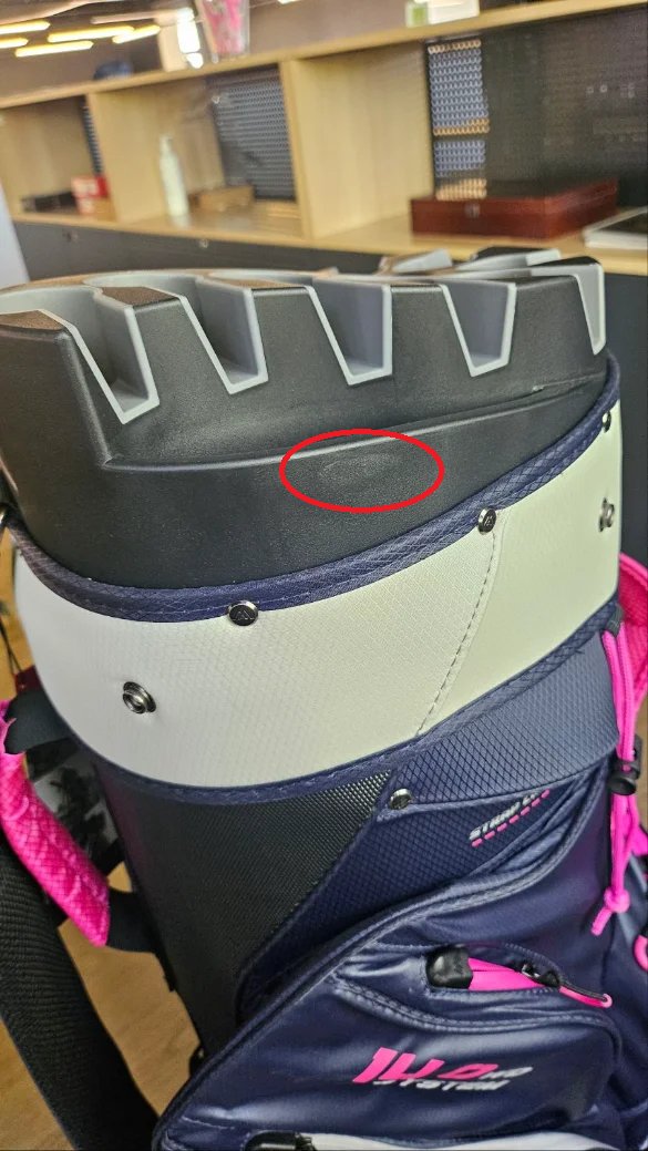 Big Max Dri Lite Silencio 2 Organizer cart bag, steel blue/strieborný/fuchsia