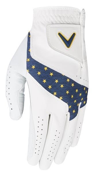 Callaway Fusion Ryder Cup Europe pánska golfová rukavica, biela