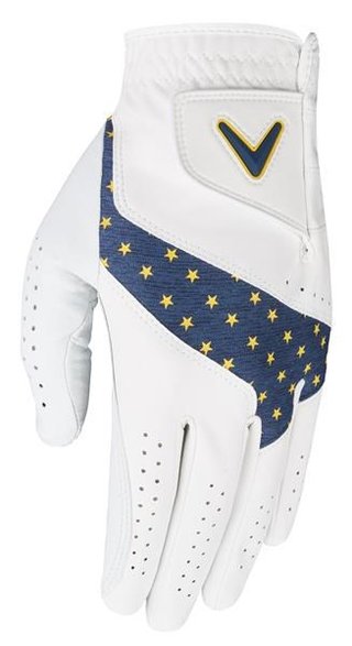 Callaway Fusion Ryder Cup Europe pánska golfová rukavica, biela