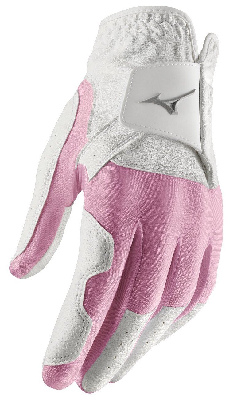 Mizuno Stretch dámska golfová rukavica, bielo/ružová