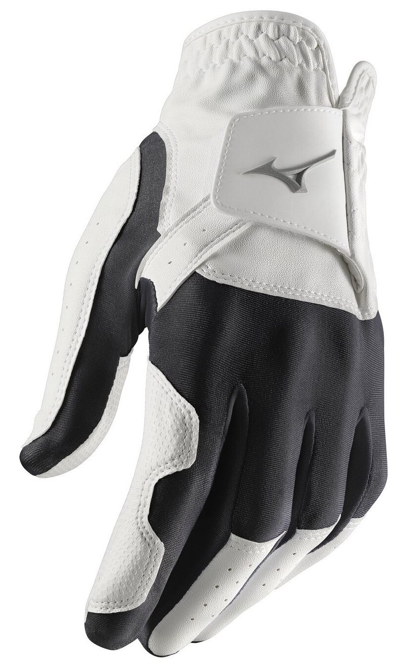 Mizuno Stretch pánska golfová rukavica, bielo/čierna