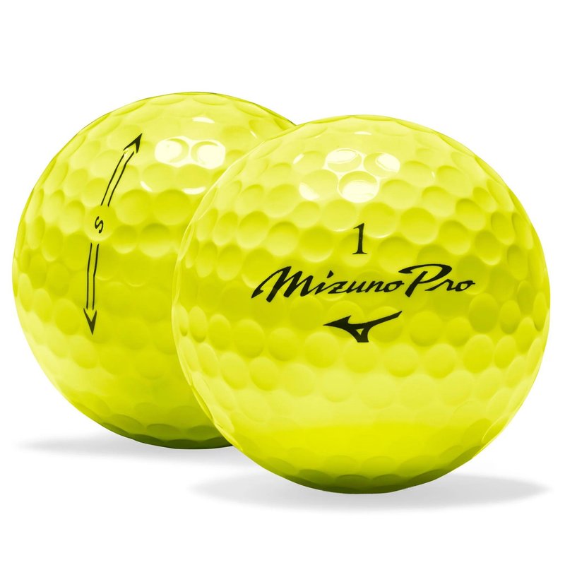 Mizuno Pro S golfové loptičky, žlté