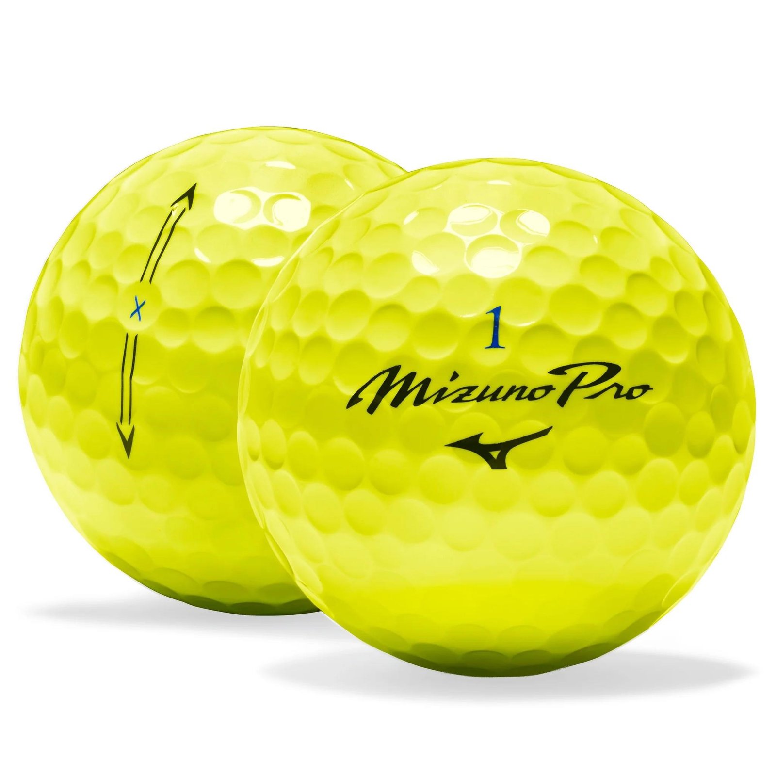 Mizuno Pro X golfové loptičky, žlté