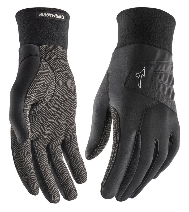 Mizuno Thermagrip pánske golfové rukavice, čierna