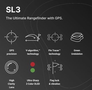 Voice Caddie SL3 GPS & Rangefinder laserový dálkoměr