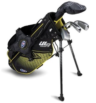 U.S. Kids Golf UL7-42 (107cm) W25 juniorský golfový set so stand bagom, čierno/žltý