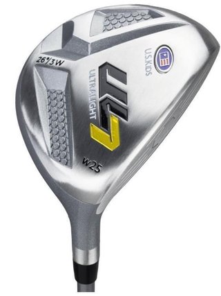 U.S. Kids Golf UL7-42 (107cm) W25 juniorský golfový set so stand bagom, čierno/žltý