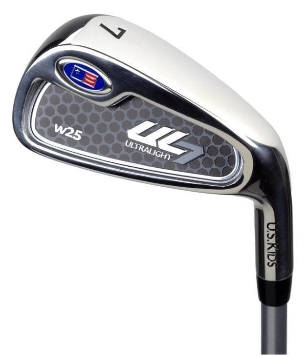 U.S. Kids Golf UL7-42 (107cm) W25 juniorský golfový set so stand bagom, čierno/žltý