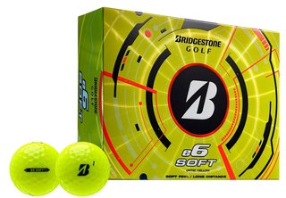 Bridgestone e6 Soft golfové loptičky 2025, žlté