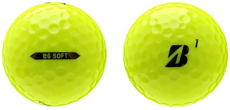 Bridgestone e6 Soft golfové loptičky 2025, žlté