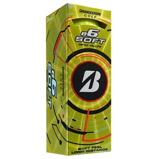 Bridgestone e6 Soft golfové loptičky 2025, žlté