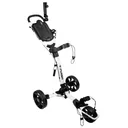 Axglo TriLite T-Flash carbon decor manuálny vozík, bielo/čierny