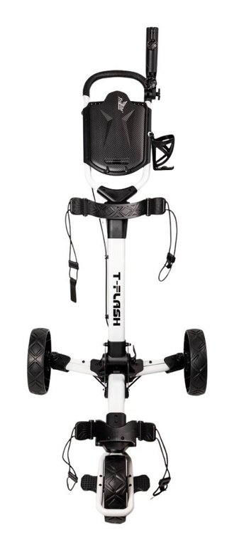 Axglo TriLite T-Flash carbon decor manuálny vozík, bielo/čierny