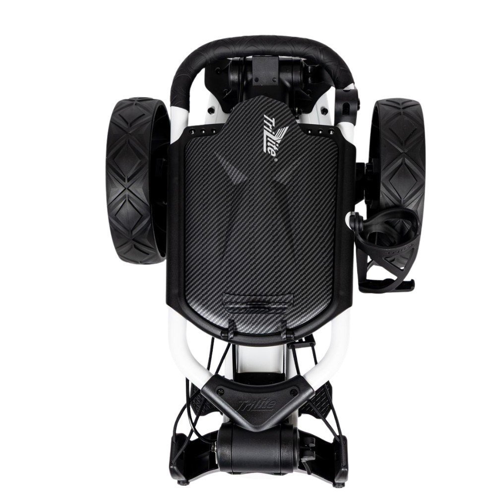 Axglo TriLite T-Flash carbon decor manuálny vozík, bielo/čierny