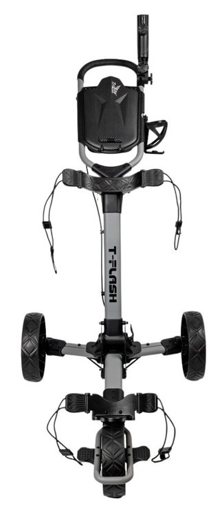 Axglo TriLite T-Flash carbon decor tlačný vozík, sivý/čierny