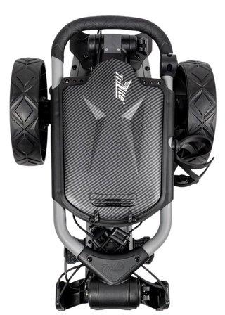 Axglo TriLite T-Flash carbon decor tlačný vozík, sivý/čierny