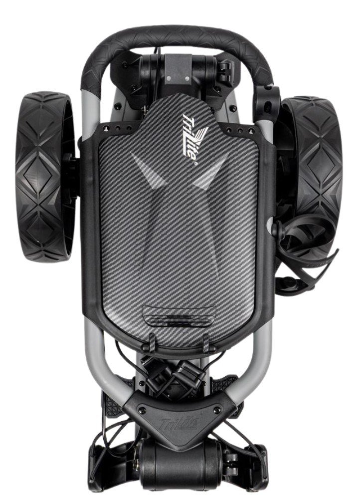 Axglo TriLite T-Flash carbon decor tlačný vozík, sivý/čierny
