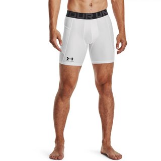 Under Armour HeatGear Shorts pánske kompresné boxerky, biele