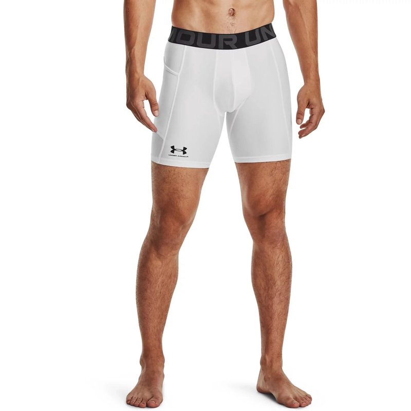 Under Armour HeatGear Shorts pánske kompresné boxerky, biele