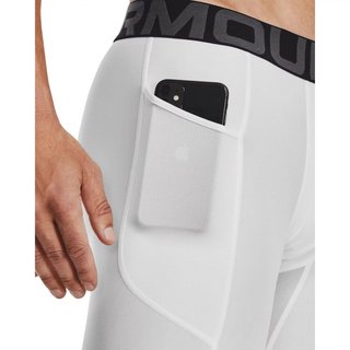 Under Armour HeatGear Shorts pánske kompresné boxerky, biele