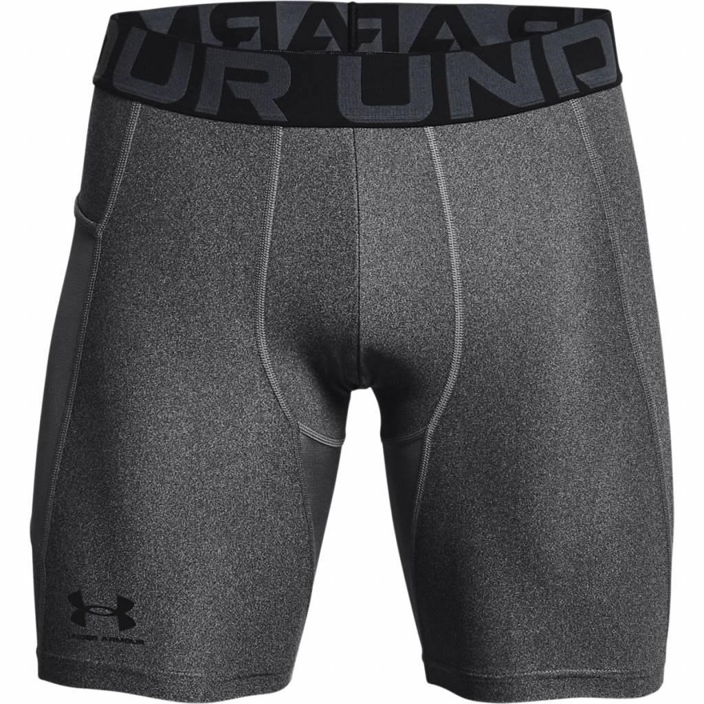 Under Armour HeatGear Shorts pánske kompresné boxerky, carbon heather/black
