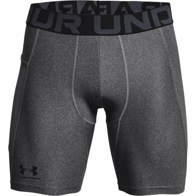 Under Armour HeatGear Shorts pánske kompresné boxerky, carbon heather/black