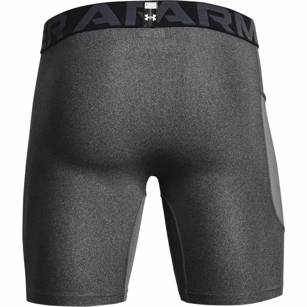 Under Armour HeatGear Shorts pánske kompresné boxerky, carbon heather/black