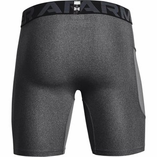 Under Armour HeatGear Shorts pánske kompresné boxerky, carbon heather/black