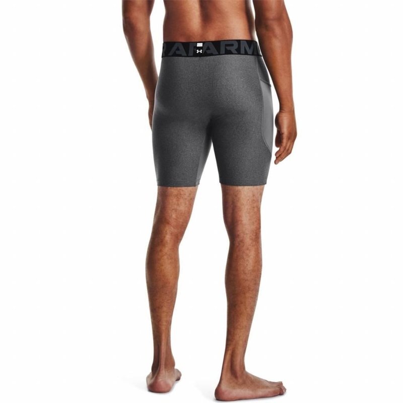 Under Armour HeatGear Shorts pánske kompresné boxerky, carbon heather/black