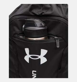 Under Armour Hustle Sackpack taška, čierna