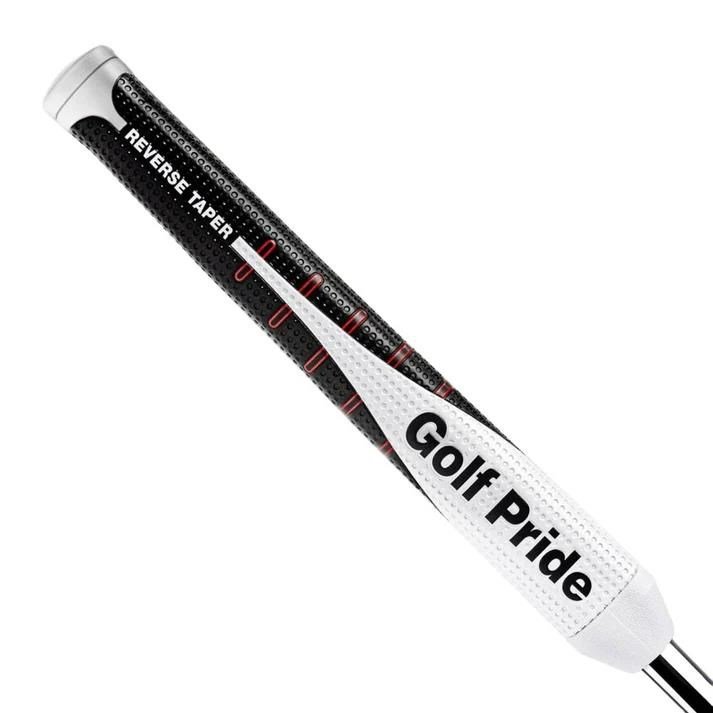 Golf Pride Reverse Taper putter grip, Flat Medium, biely cap