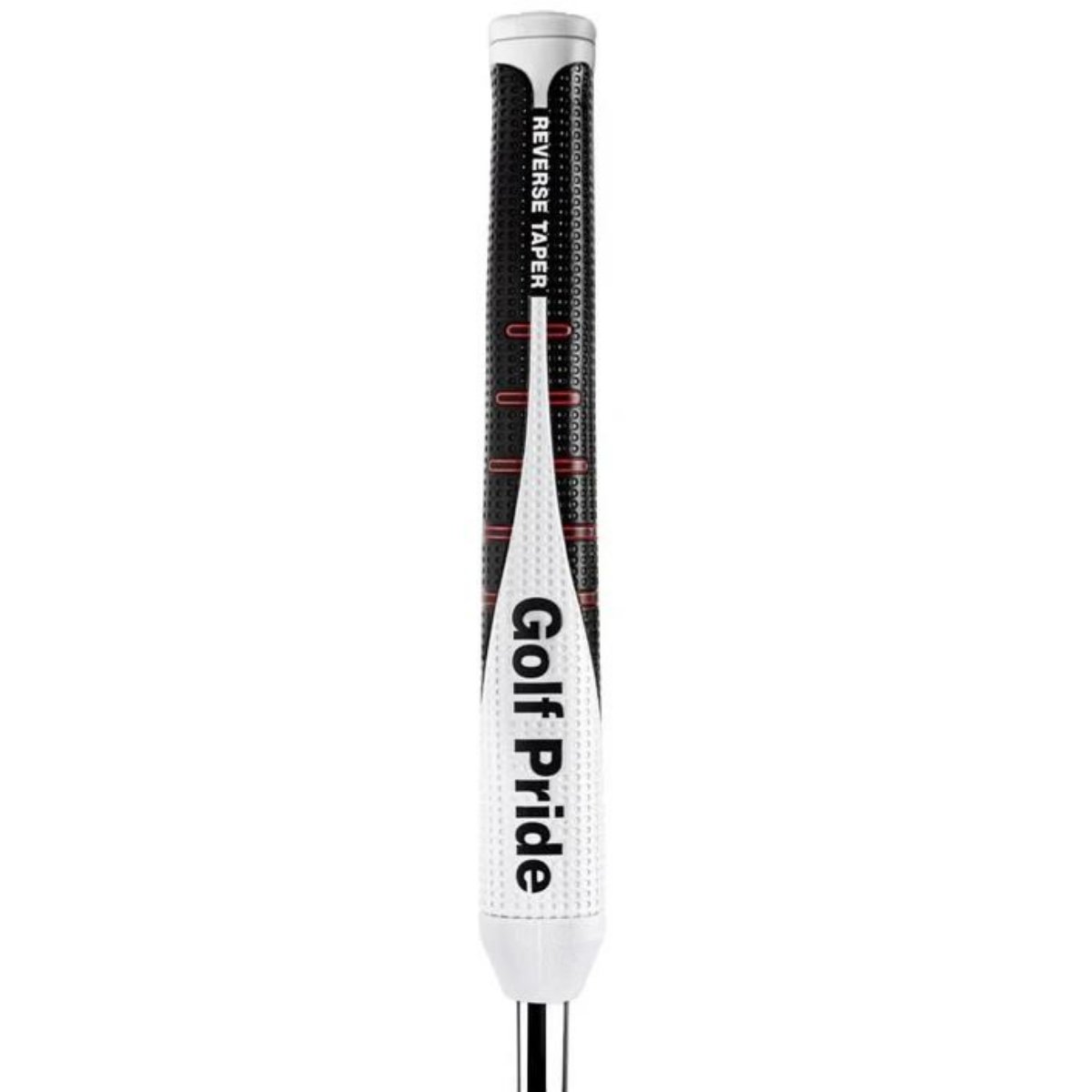 Golf Pride Reverse Taper putter grip, Flat Medium, biely cap