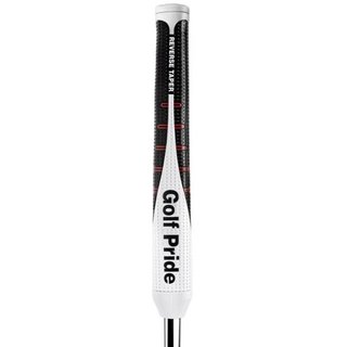 Golf Pride Reverse Taper putter grip, Flat Medium, biely cap