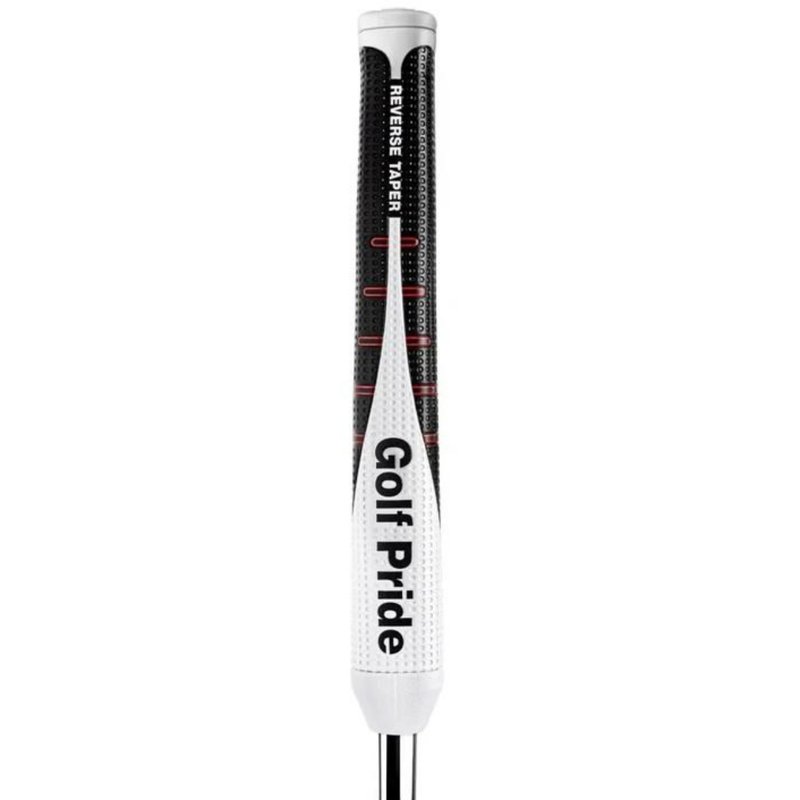 Golf Pride Reverse Taper putter grip, Flat Medium, biely cap