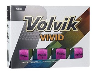 Volvik VIVID golfové loptičky, fialové