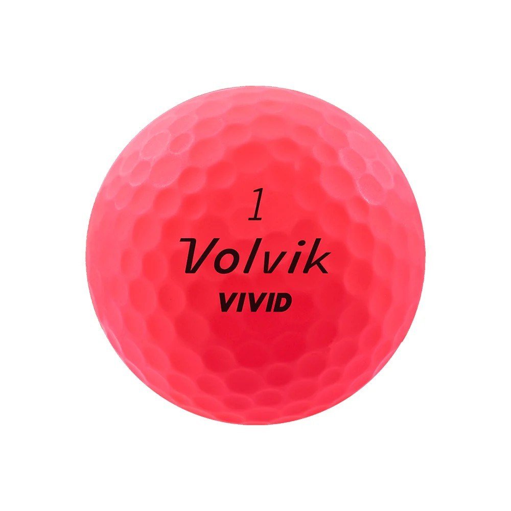 Volvik VIVID golfové loptičky, ružové