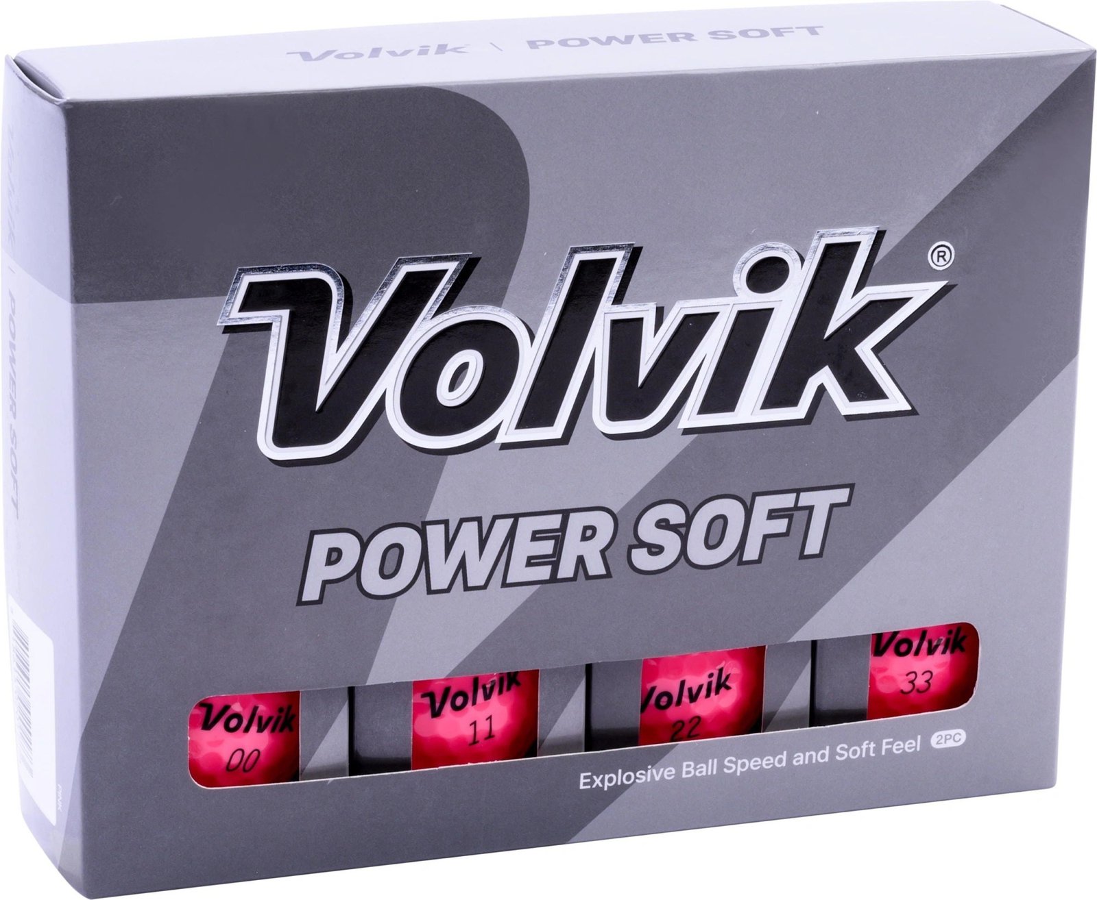 Volvik POWER Soft golfové loptičky, ružové
