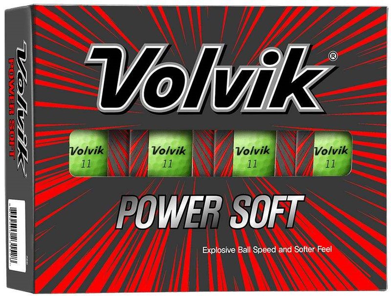 Volvik POWER Soft golfové loptičky, zelené