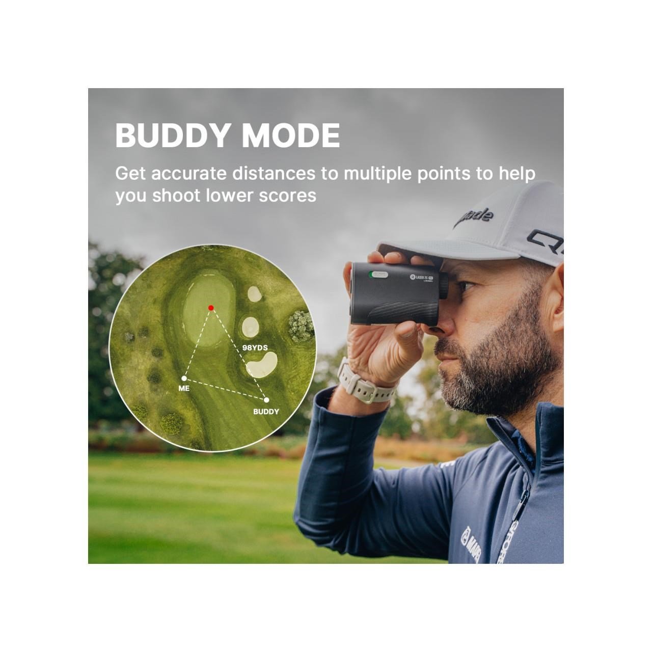 Golf Buddy 2S PRO laserový diaľkomer