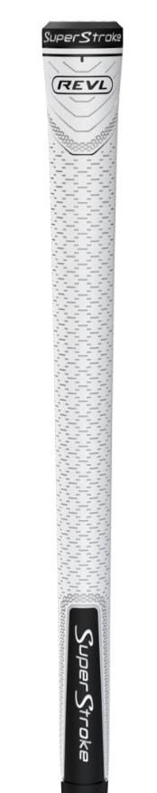 Superstroke REVL Player Club grip, biely/čierny, undersize