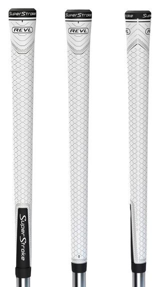 Superstroke REVL Player Club grip, biela/čierna, STANDARD
