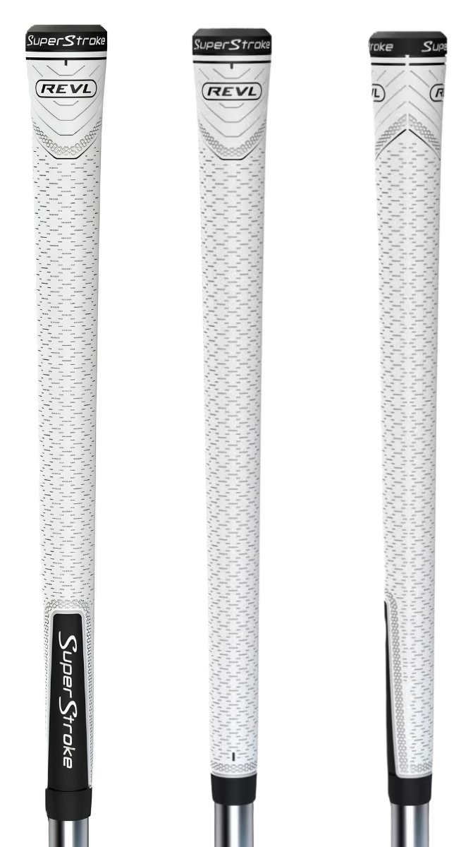 Superstroke REVL Player Club grip, biela/čierna, STANDARD