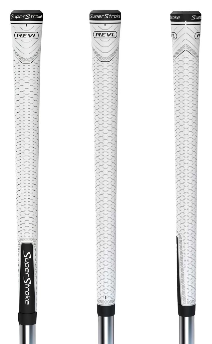 Super Stroke Superstroke REVL Player Club grip, biela/čierna, MIDSIZE