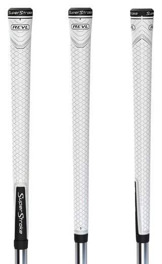 Super Stroke Superstroke REVL Player Club grip, biela/čierna, MIDSIZE