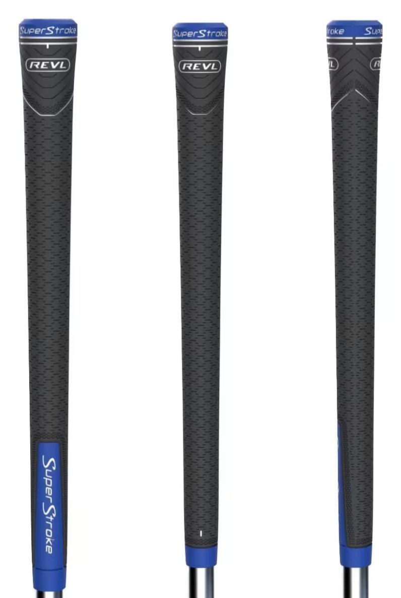 Super Stroke Superstroke REVL Player Club grip, šedá/modrá, MIDSIZE