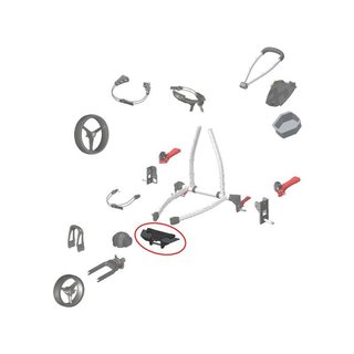 Big Max SPARE PART - Big Max Front Wheel Folding Mechanism for Blade IP/IP2, čierna