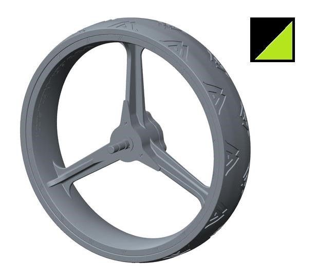 Big Max SPARE PART - Big Max Rear wheel (1PC), zelená