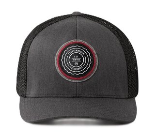 Travis Mathew The Patch pánska kšiltovka, heather grey pinstripe