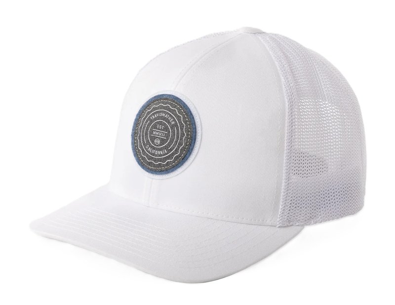 Travis Mathew The Patch pánska kšiltovka, biela